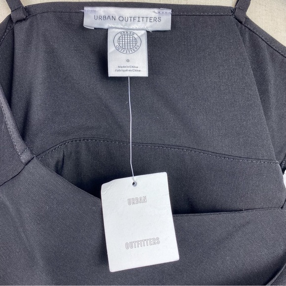 URBAN OUTFITTERS Black Cowl Neck top with built-in belt. NWT - Picture 9 of 10